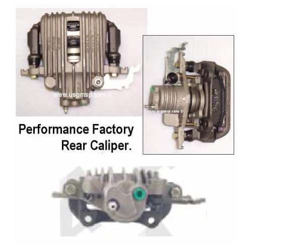 Caliper: Rear 88-92F Factory Hi-Perf Alloy Rear (ea)